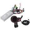 48V 60V Electric Bike Scooter Controller with Round Colorful Thumb Throttle LH100 LCD Panel for 500W Motors