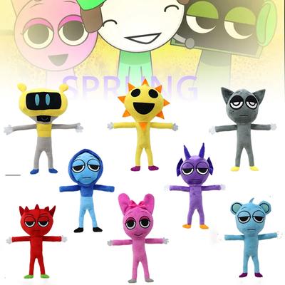 30 см Incredibox Sprunki Plush New Stuffed Dolls Toys Cartoon Kawaii Soft Doll Decoration Pillow Toys Kids Christmas Gifts