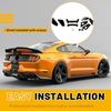 Спойлер на багажник, совместимый с 20152025 Ford Mustang GT500 GT350 V6 V8 Shelby GT EcoBoost, модели 2-дверного купе, заднее крыло, глянцевый Бл