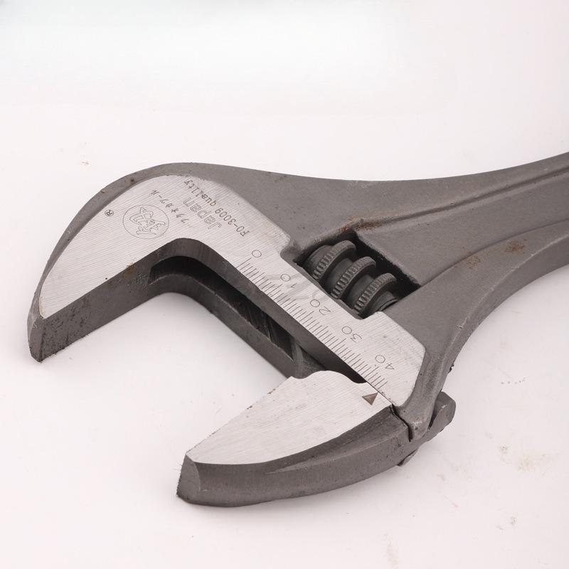 15 Inch Long Handle Adjustable Wrench Industrial Grade Heavy-duty Pipeline Board Light Handle Maintenance Manual Tool