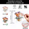 1Set Delicate Patterns Warm Atmosphere 2D Flat Mother's Day Ornament Living Rooms Acrylic Decorative Grateful Holiday Gifts