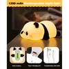 Recolte Panda Night Light for Kids - 3-Level Dimmable, Rechargeable LED Silicone Lamp | Squishy Nursery Light with Timer | Safe Night Light for Baby