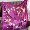 New 30 Colors Twill Silk Scarf Women 90cm Square Hijab Shawls And Wraps Female Foulard Headkerchief Elegant Floral Lady Bandana