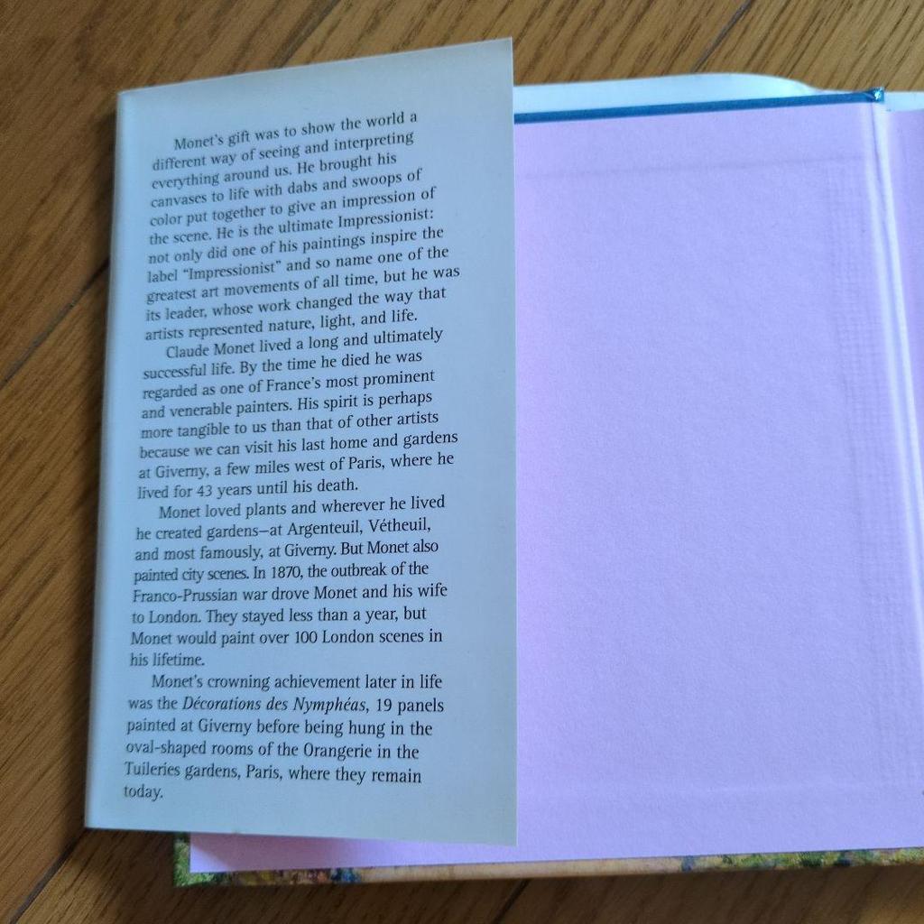 [Б/У] Книга об искусстве Клода Моне