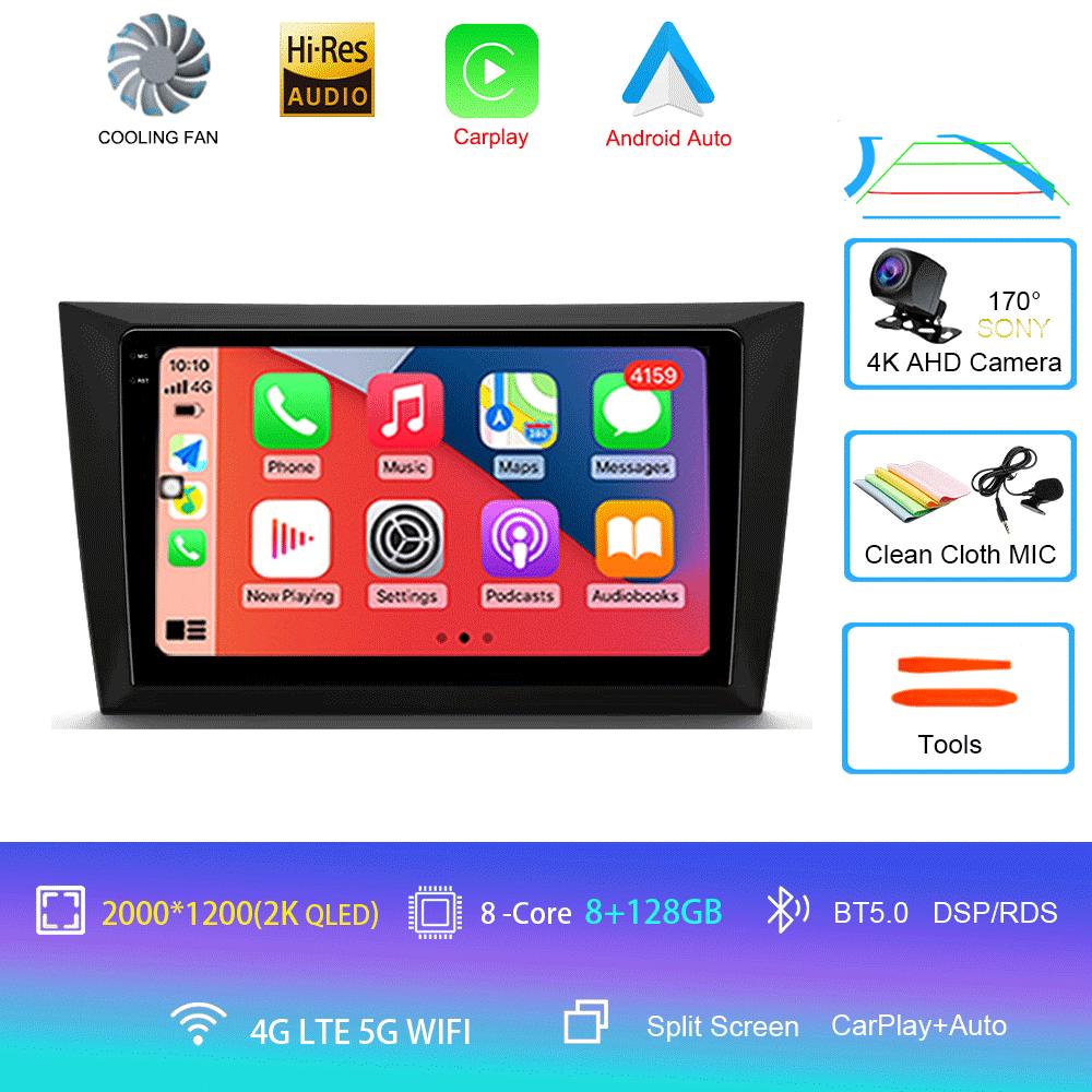 Для Volkswagen VW Golf 6 2008 - 2016 Автомобильное радио Android 14 Carplay Auto 4G+WIFI Мультимедийный видеоплеер GPS-навигация DSP Stereo