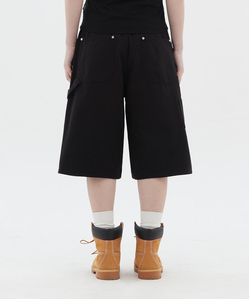 DOMINANT Stud Carpenter Bermuda Pants_Black