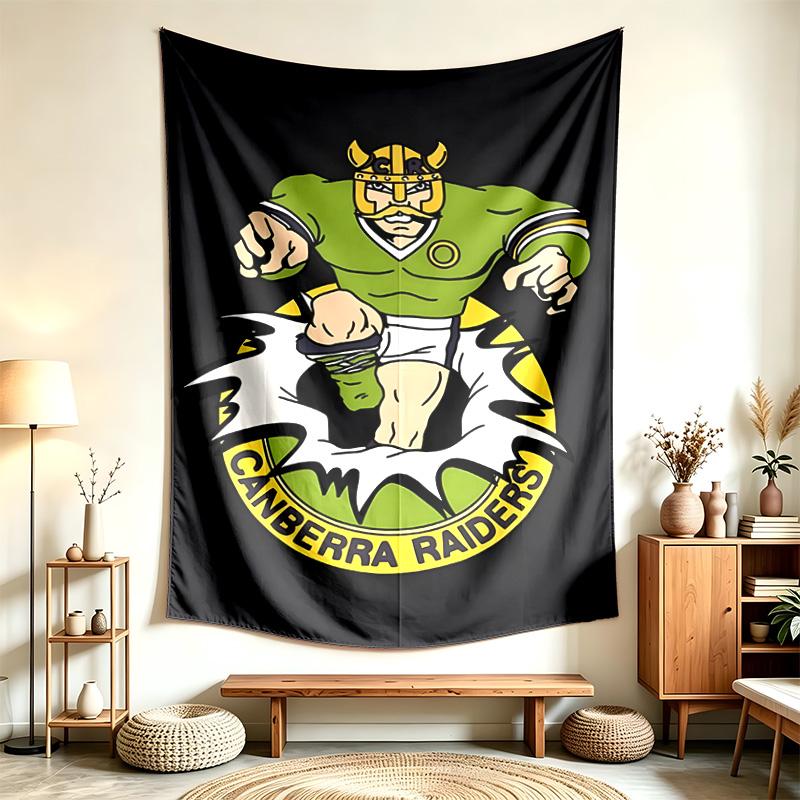 Canberra Raiders (5) Tapestry Suitable For Decorating Homes Dorms And Bedrooms Soft To The Touch And A Perfect Gift For Friends And Family