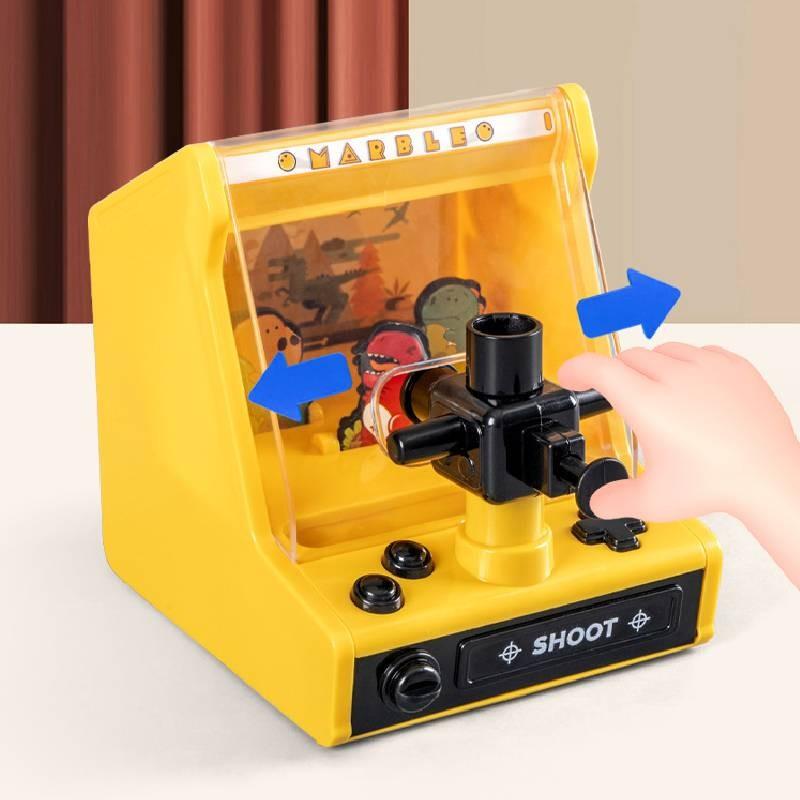 Развивающий игровой автомат для битвы мрамором с динозаврами Интерактивная игрушка для детей 4-6 лет