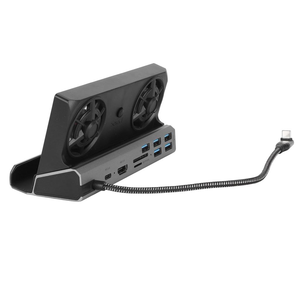 Док-станция для игровой консоли 4K 60 Гц 100 Вт USB3.0 USB2.0 Gigabit RJ45 Порт HD Multimedia Interface 2.0 Док-станция 10 в 1