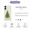 For Samsung Galaxy S25 Edge Case Christmas Tree Pattern Printing Straight Edge TPU Phone Back Cover