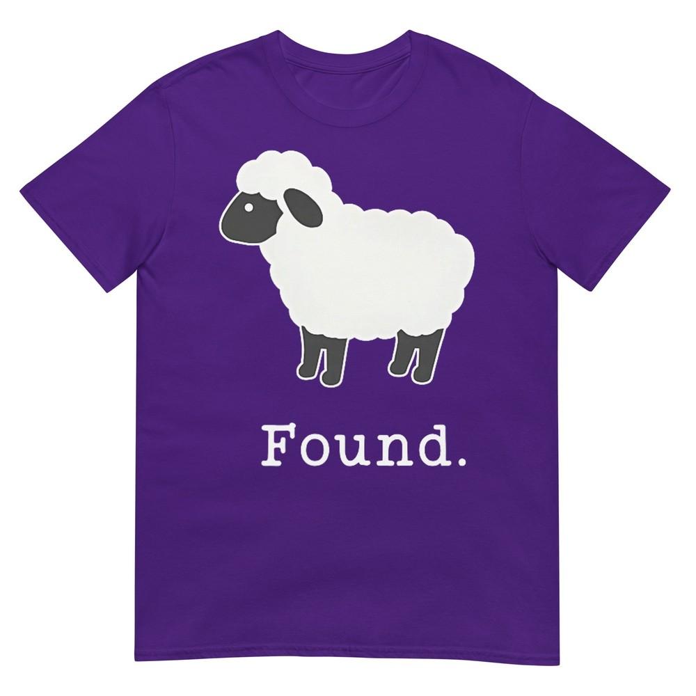Found Minimalist Sheep Christian Psalm 23 Lamb Christian TShirt