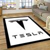 3D Печать Ковер с Логотипом Автомобиля Tesla для Спальни Гостиной Домашнего Дивана Декор, Игровой Большой Декоративный Коврик для Пола, Нескользящий