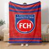 Heidenheim FC Print Flannel Blanket High Quality Warm Comfortable Cover for All Seasons Perfect for Gifts Home Decor