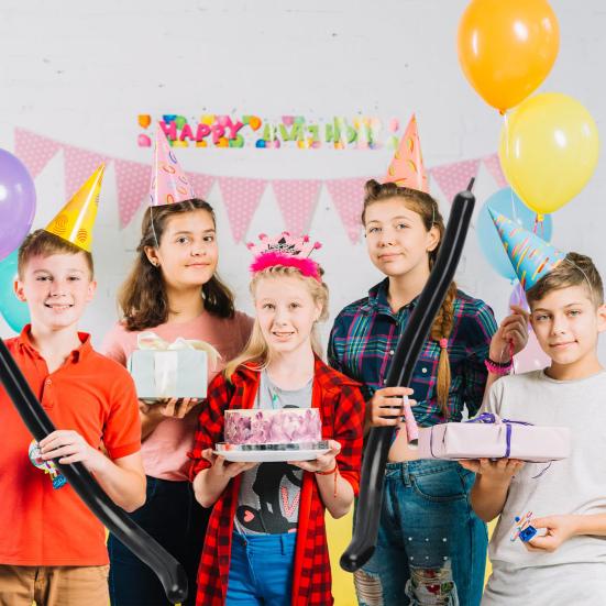 100Pcs Clear 260 Balloons Thickening Latex Long Balloons for Animals Modeling Birthday Wedding Party Accessory