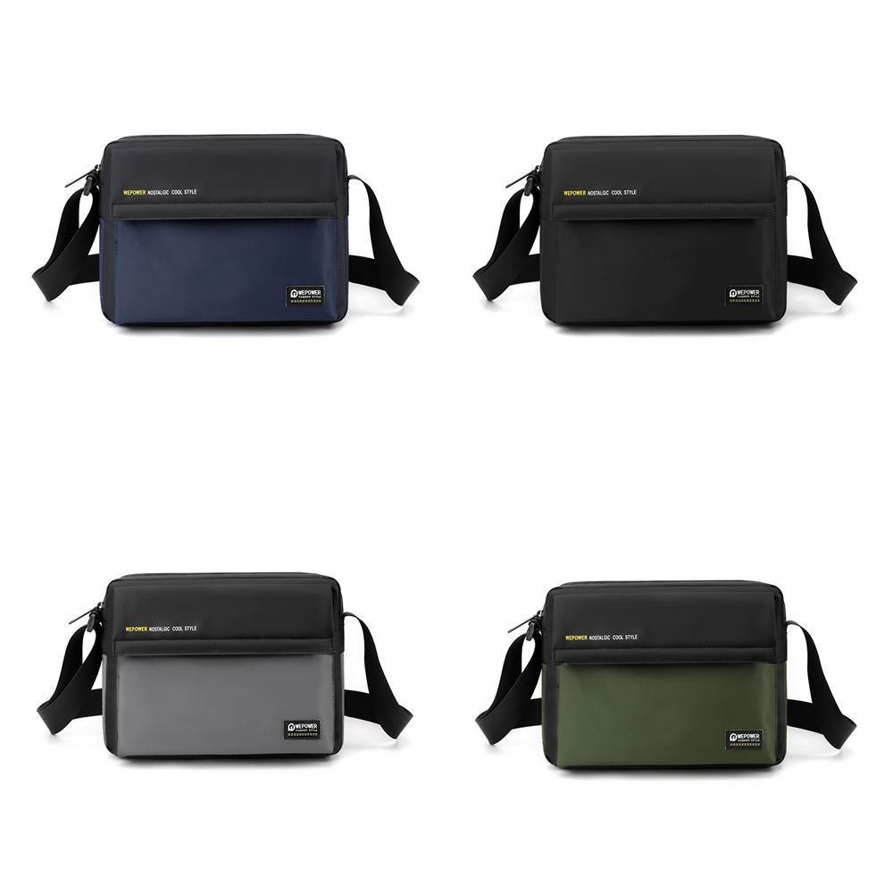 Large Capacity Men's Shoulder Bag Fabric Nylon Crossbody Bag Casual Man Messenger Bag Hiking