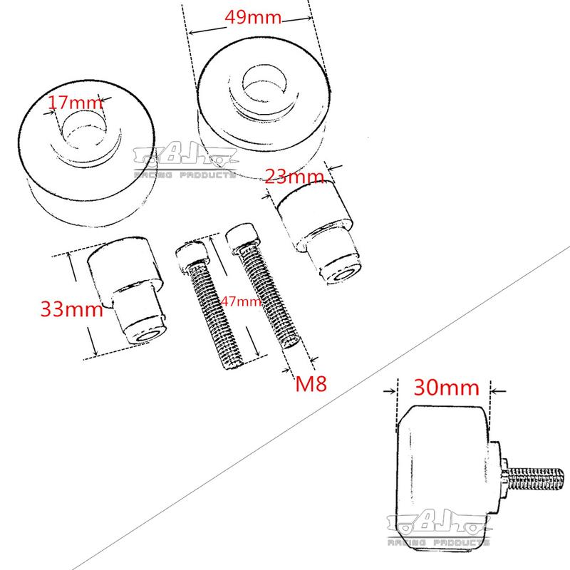CNC Front Rear Fork Wheel Frame Slider Crash Protector Pads Roda For KTM DUKE/RC 125 200 250 390 DUKE125 200 DUKE250 DUKE390