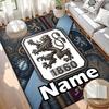 Custom Name Personalized 1860 Munchen Football Club Print Carpet, Versatile Home Decor Rug, for Playroom, Apartment, Balcony, Entryway, Hallway Gift