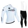 Tour De Italy D'ITALIA Cycling Jersey Set Premium Anti-UV Long Sleeve Downhill Cycling Suit Autumn Quick-Dry Pro Racing Uniform
