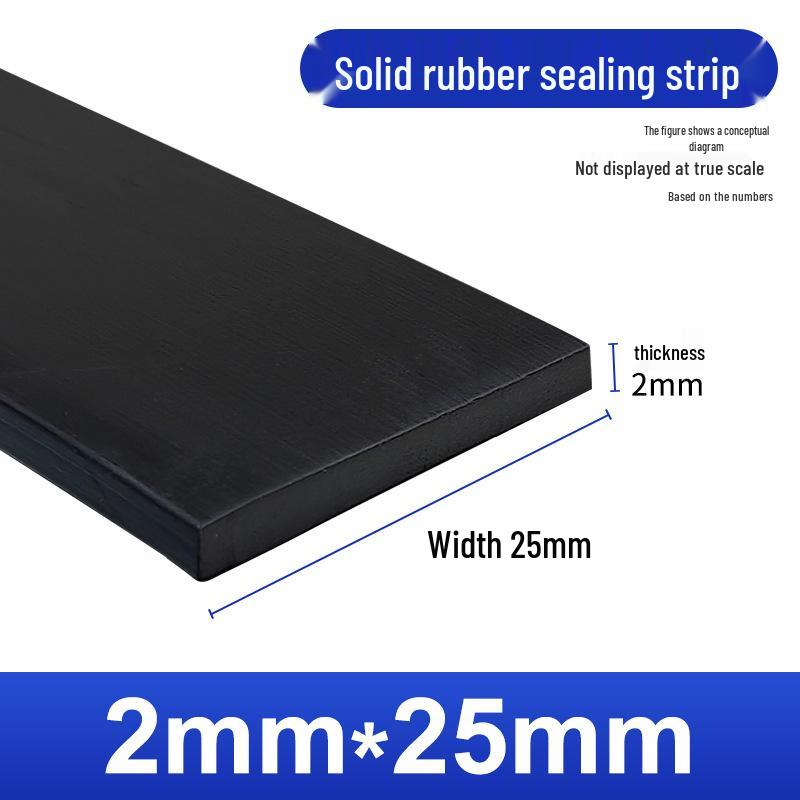 Nitrile Rubber Strip: Oil & Pressure-Resistant Shock Absorbing Glass Pad for Sealing & Joint Support