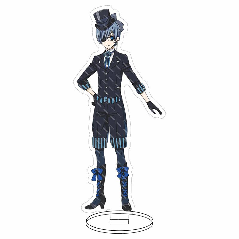Тёмный дворецкий Сиэль Фантомхайв Акриловый стенд Модель Пластина Украшение Оригинальность Настольная фигурка Дисплей Подарки для фанатов Мультяшные Украшения