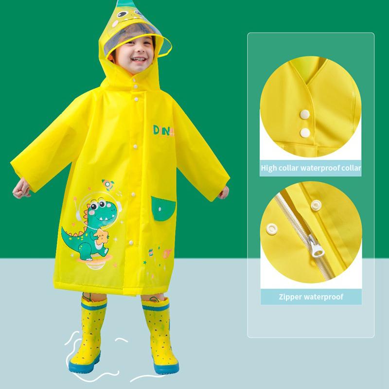 Водонепроницаемый детский дождевик Детский дождевик Детский рюкзак для детского сада Дошкольная сумка Космический водонепроницаемый дождевик для всего тела