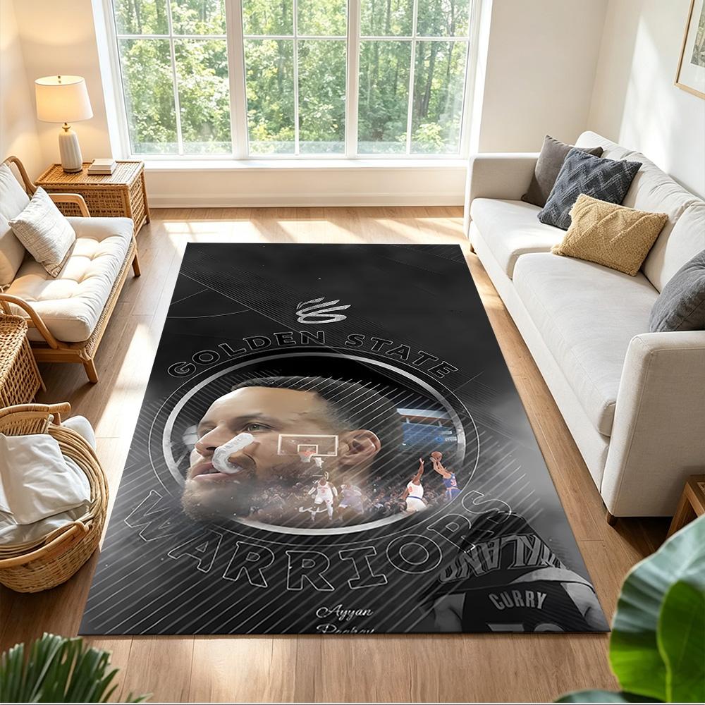 Golden State Warriors Curry Dynasty Large Mouse Pad Desk Mouse Pad Desktop Mouse Pad Non-Slip Rubber Base Office and Gaming Desk Decoration