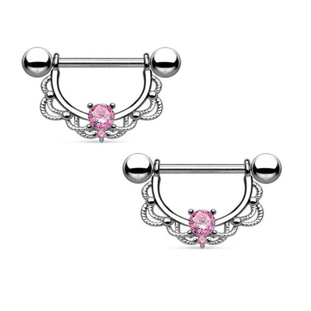 1 пара новых прозрачных циркониевых сексуальных колец для сосков в виде сердца, украшения для тела, пирсинг для сосков, кольцо со штангой, пирсинг сосков Mamilo, сексуальные женщины
