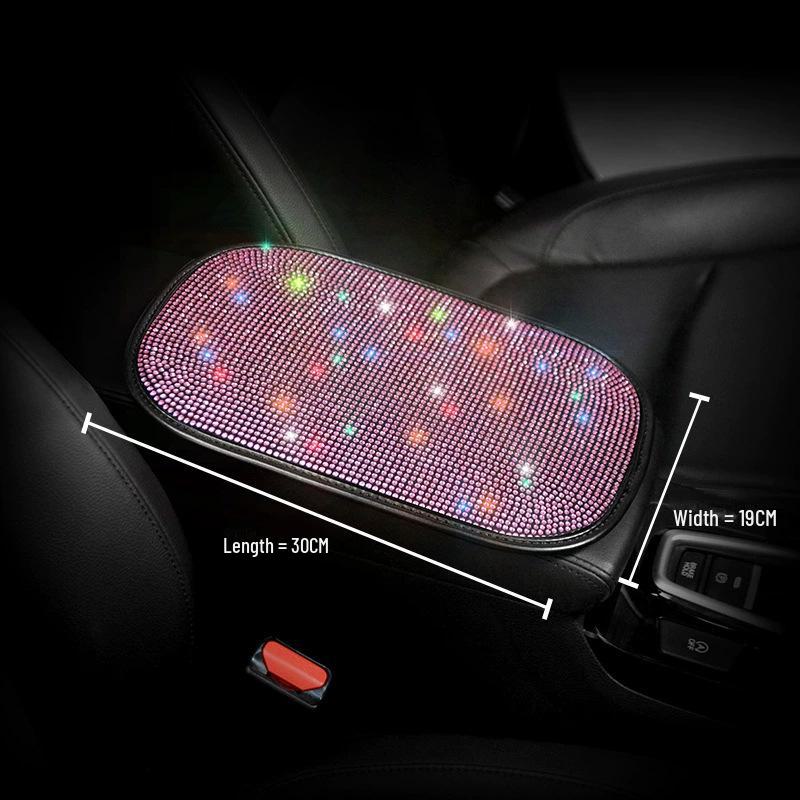 Универсальная утолщенная ромбовидная защитная накладка на подлокотник автомобиля