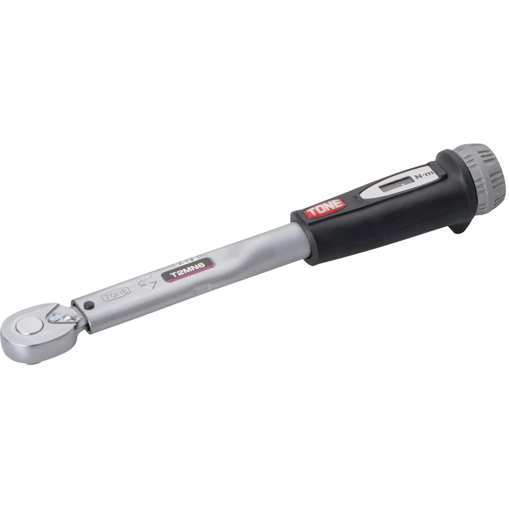 Набор динамометрических ключей TONE Preset с углом наклона привода, черный (Прямой тип) T2MN10-QL 6,35 мм (1/4") 10Н·м