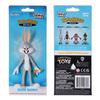 Noble collection - looney tunes - figurine flexible bendyfigs bugs bunny 14 cm
