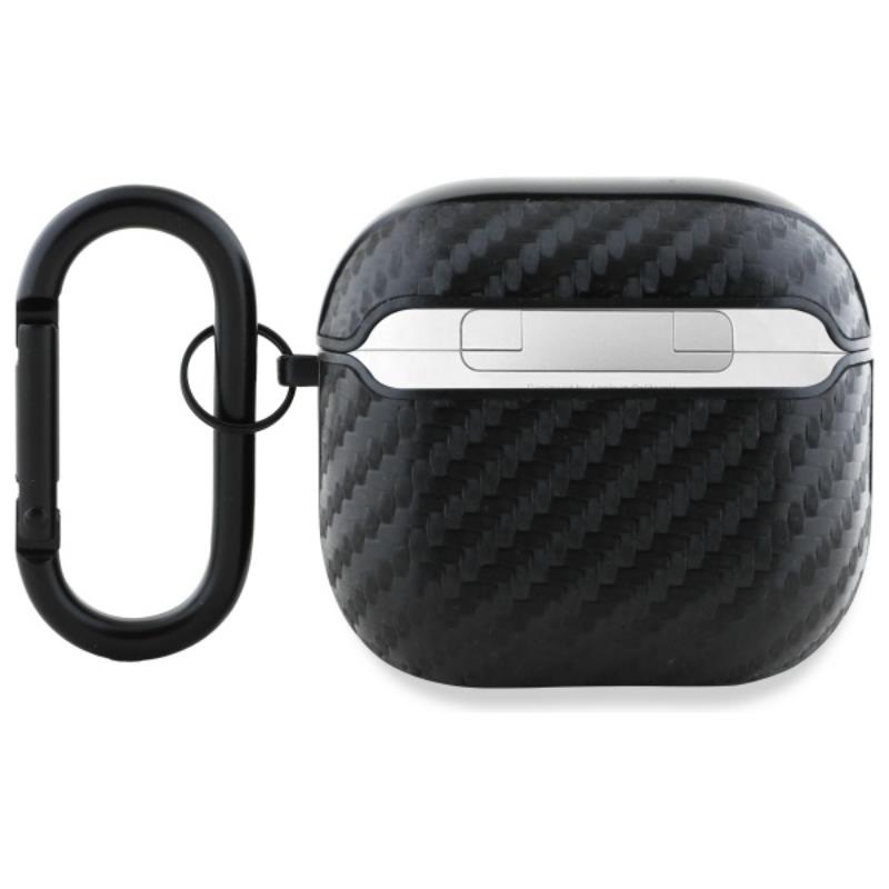 Bmw Carbon Double Metal Logo - Etui Airpods 4 (Czarny)