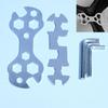 4Pcs/Set Mini Flat Steel Hexagon Wrench Bike Hex Key Spanner Repair Tools Home Hand Tool Kit For Bike Reparing Supplies