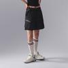 Li Ning CF Suo Однотонные эластичные тканые повседневные шорты средней посадки Женские шорты Черный AKSU714-3