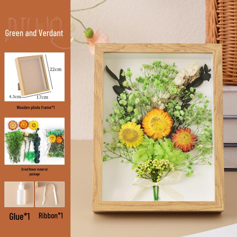 Mother’s Day DIY Photo Frame with Preserved Dried Flowers - Children's Handmade Gift Kit