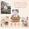 Resin Bobble Head Cat Dashboard Ornament Swing Head Animal Desktop Figurine  Bedroom Table Ornament