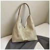 Casual suede large-capacity bag women's new autumn commuting simple and fashionable shoulder bag tote bag