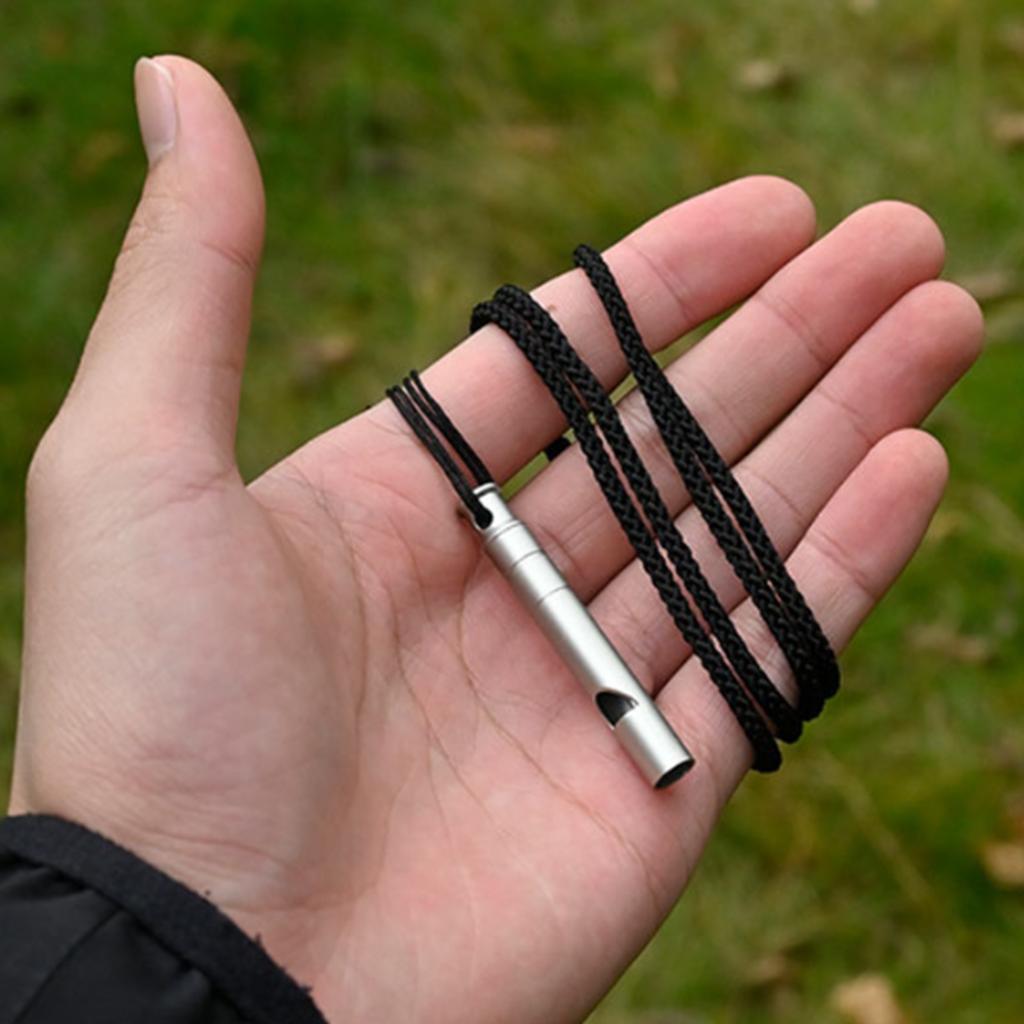 Survival Whistles Louds Outdoor Emergencies Whistles With Lanyard Training Whistles Outdoor Tool for Women Men