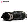 BAASPLOA Зимние мужские кроссовки Кожаная повседневная модная водонепроницаемая спортивная обувь для мужчин Плюшевые теплые мужские кроссовки Нескользящая уличная повседневная спортивная обувь
