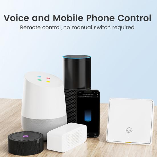 Smart Switch 4000W High Power Voice Control AI Assistant Support Real-Time Monitoring RF433 Remote Control AI Assistant Support