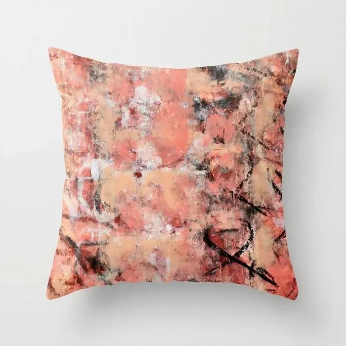 Модная абстрактная синяя наволочка для подушки автомобиля, чехлы для дивана