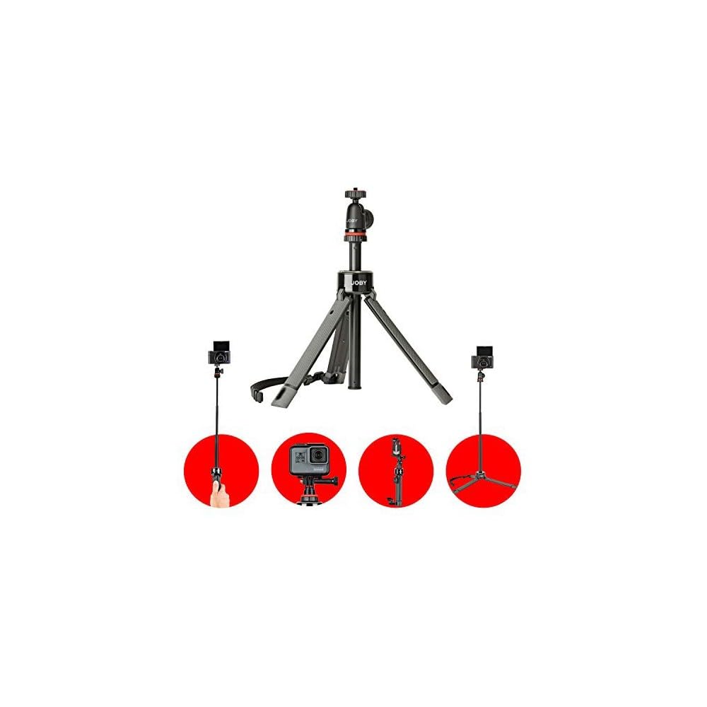 JOBY Table Tripod Hand Grip Selfie Freestanding Stand Load Capacity 1kg Telepod PRO Kit JB01548-BWW