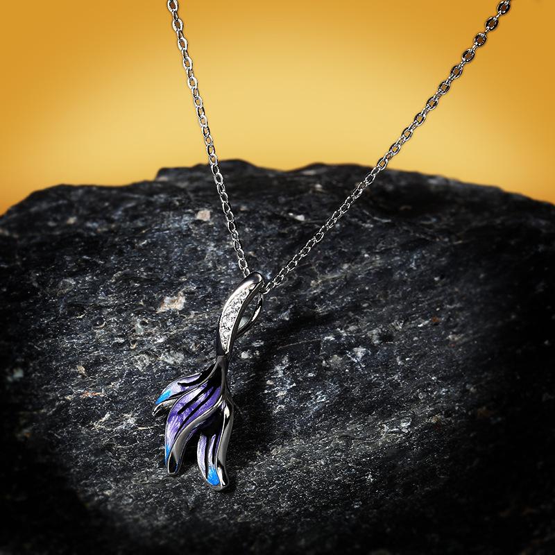 Модное красочное ожерелье-бабочка, ретро-ожерелье-бабочка