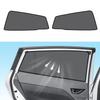 2022 Subaru Crosstrek Mesh Style Side Window Light Insect Side Blackout UV Rear Seat Covers [CDEFG 2-Piece Set] Curtains, Magnetic, Gud/Gue Sunshades,