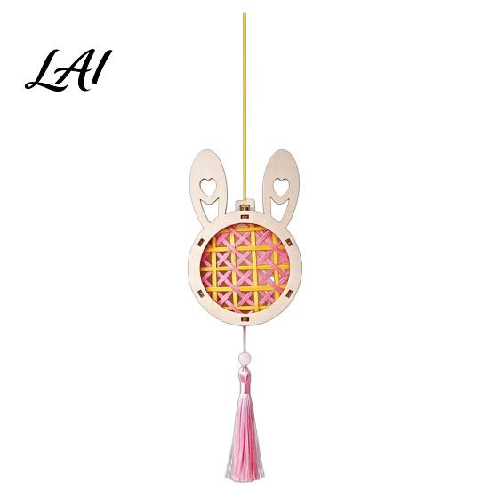 Spring Festival Lanterns DIY Animal Lantern Kit for Children Bamboo Weaving Cartoon Material Set Handmade Crafts Mid-Autumn Celebration Decorative