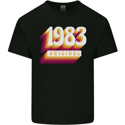 Ретро Футболка для мужчины на 42-й день рождения, Оригинал 1983, Легкий хлопок