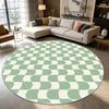 Modern Nordic Minimalism Geometric Abstract Round Carpet Living Room Decor Washable Non-Slip Bedroom Soft Rug Durable Floor Mats
