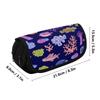 Pen Case 300D Polyester Spacious Storage Metal Zipper with Two Spacious Sections for Pens Stationery and Earphones for Students