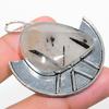Black Rutile Handmade 925 Sterling Silver Jewelry Pendant 2.01" j2Q57