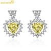Classic Copper Alloy Zircon Earrings Ladies Jewelry Wedding Promise Party Gift