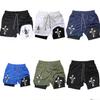 Muay Thai Kick Boxing MMA Shorts Cross Christian Pray God Men Women Unisex Double Layer Quick Dry Breathable Training Sport Gym Fitness Workout